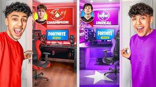 Using Clix & Peterbot's Gaming Setups to Play Ranked Fortnite!