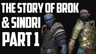 The story of Brok and Sindri Part 1 - God of War 4 | MystaGaming #Shorts