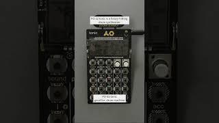 TE Sound Shorts: PO-32 tonic pocket operator #shorts