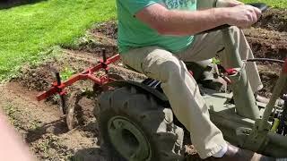 Modified Bolens 600 Hilling Potatoes