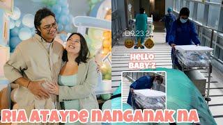 RIA ATAYDE NANGANAK NA ️ BABY NILA NI ZANJOE MARUDO PINANGALANAN NILANG ZADDY