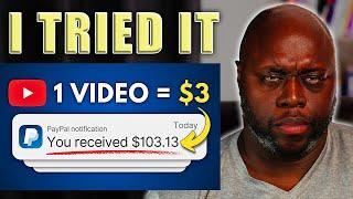 I Tried It: Get Paid $3.00 PER YOUTUBE VIDEO Watched - Make Money Online