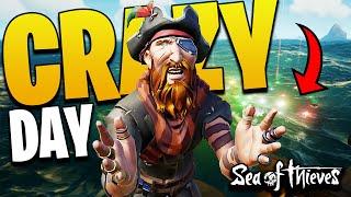 The CRAZIEST DAY I've Had On Sea of Thieves (Gameplay & Highlights)