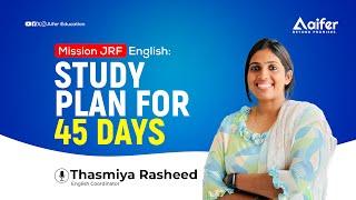 Study plan for UGC NET| English June 2024 | Aifer Education