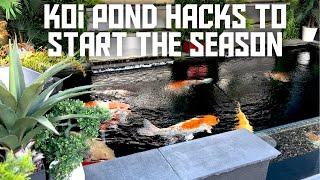 KOI POND MISTAKES THEN CAN HAPPEN AT THE START OF THE SEASON