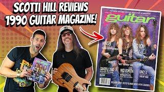 ‼️We Review 1990 Guitar Magazine with SCOTTI HILL of Skid Row!  | Reb Beach | Vito Bratta | Nuno