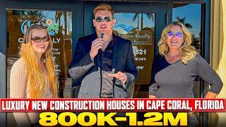 Cape Coral LUXURY New Construction Homes UNDER 1.2M | Features, Locations, and More - No HOA, No CDD