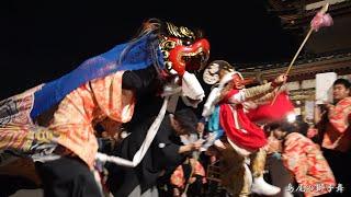氷見 島尾の獅子舞 2025年 祝花 / 富山県氷見市