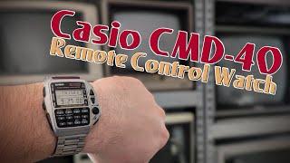 The Casio CMD-40 - A full television remote control crammed into a wristwatch!