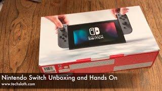 Nintendo Switch Unboxing and Hands On