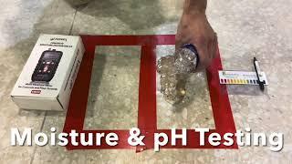 Surface Prep: Concrete Floor Moisture and PH Test