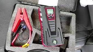 Пускозарядное устройство из Китая Обзор. $47.99 jx56 Aliexpress Car Jump Starter 99800mAh 12V