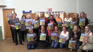 Bonby W.I. A one hour workshop painting poppies & daisies.