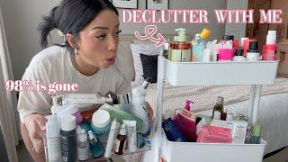 My HUGE SKINCARE Collection & DECLUTTER ‍️️