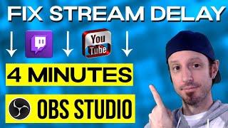 How To Fix Stream Delay  -  Low Latency  -  OBS Studio (2023)