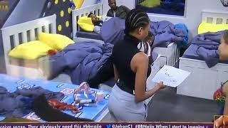 Big brother naija 2020| neo leaves a letter for vee as he apologizes 