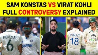 VIRAT KOHLI VS SAM KONSTAS, VIRAT KOHLI PAR LAGEGA FINE YA BAN ? FULL CONTROVERSY EXPLAINED