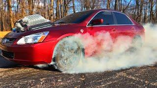 World's FIRST Hellcat swapped Honda Accord