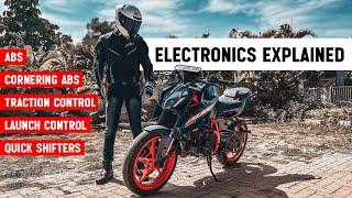 ELECTRONICS EXPLAINED | Traction control, Quick shifter, Launch control, etc.. explainedin malayalam