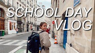 SCHOOL DAY VLOG: Study Abroad, CIEE Paris, Student Life