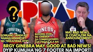 BRGY GINEBRA MAY GOOD AT BAD NEWS SA COMMISSIONERS CUP | DYIP KUMUHA NG 7 FOOTER NA IMPORT!