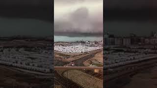 Timelapse of the massive storm that caused a historic flood #dubai #dubailife #dubairain #dissaster