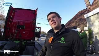 Test driving the Hyliion hybrid electric truck