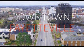 (4K) Downtown Fayetteville, NC | Aerial Experience