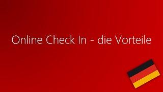 Online Check In - die Vorteile