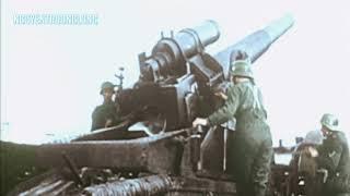 German World War II Artillery in Action HD 1080p