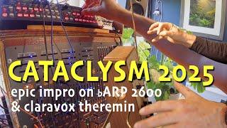 modular & theremin CATACLYSM 2025 epic improvisation original by Gary P Hayes