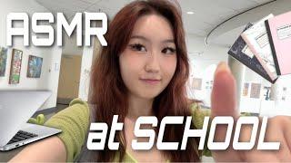 Attempting ASMR at SCHOOL  (Fail?) I broke my laptop 