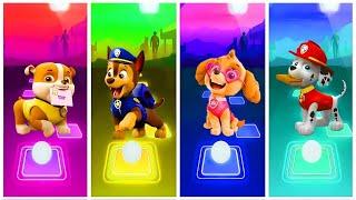 PAW Patrol - Skye  Ryder  Chase  Rubble  Tiles Hop EDM Rush