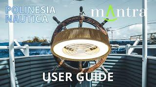 Polinesia Nautica 70W LED Dimmable Ceiling Light With Built-In 35W DC Reversible Fan User Guide