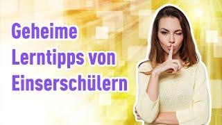 Die 10 genialsten #Lerntipps der besten Schüler der Welt