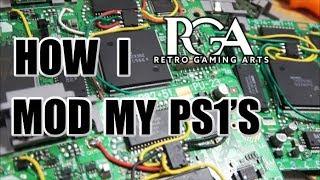 How I Mod My PS1s - RETRO GAMING ARTS