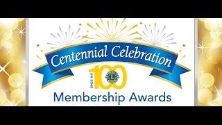 Centennial Celebration - Membership Awards