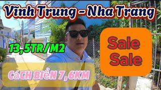 Bán đất Xã Vĩnh Trung TP Nha Trang/ cách biển chỉ 7,6km / giá 13,5tr/m2 / Huỳnh Long 179