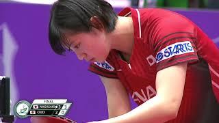 Miyu Nagasaki vs Haruna Ojio | 2019 ITTF World Junior Championships Highlights (Final)