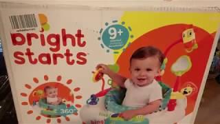 review and building of Bright starts Bounce Bounce Baby activity center