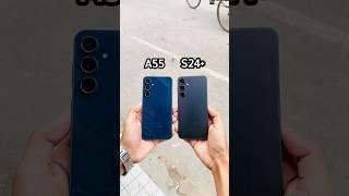 Samsung Galaxy A55 Vs Samsung Galaxy S24+ || Camera Zoom Test! #shorts
