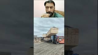 Discover the Efficiency Loader Machine Stacking Wood Sheets in a Container #shorts