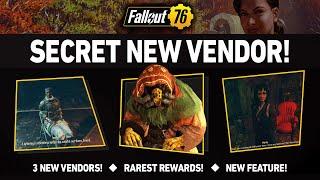 NEW SECRET VENDOR with RARE REWARDS Coming to Fallout 76!