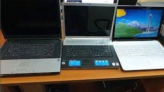 Sony Vaio laptop design generations (2005-2008-2013)