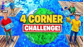 Die 4 ECKEN SKYBASE Challenge in Fortnite!