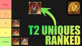 Ranking Every T2 Commander Unique Item! Lotr: Rise to War