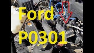 Causes and Fixes Ford P0301 Code: Cylinder 1 Misfire Detected