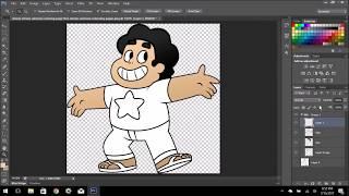 Digital Coloring of Steven Universe