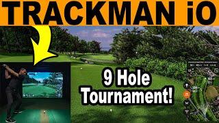 Trackman Golf Simulator Tournament! Playing 9 Holes with Trackman iO (Evian Resort)