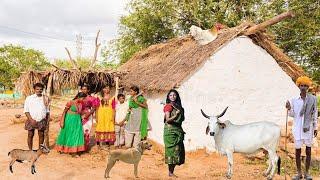 Beautiful mud houses in  Indian village | The poorest villages in Uttar Pradesh, India